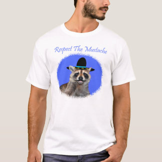 Respekt mustaschmanligT-tröja Tee