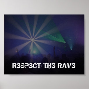 Respekt översvallande beröm poster