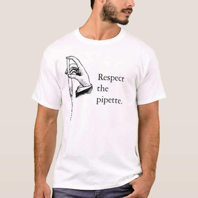 Respekt pipette.en t-shirt (Framsida)
