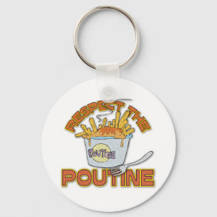 Respekt Poutinen Nyckelring