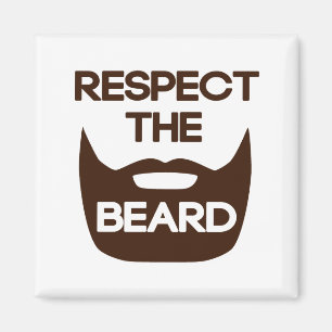Respekt skägget magnet