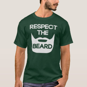 Respekt skägget t-shirt