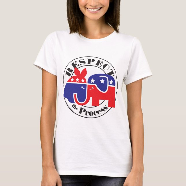 Respekt som behandlingen tänder tee shirt (Framsida)