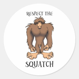 RESPEKT SQUATCHEN RUNT KLISTERMÄRKE