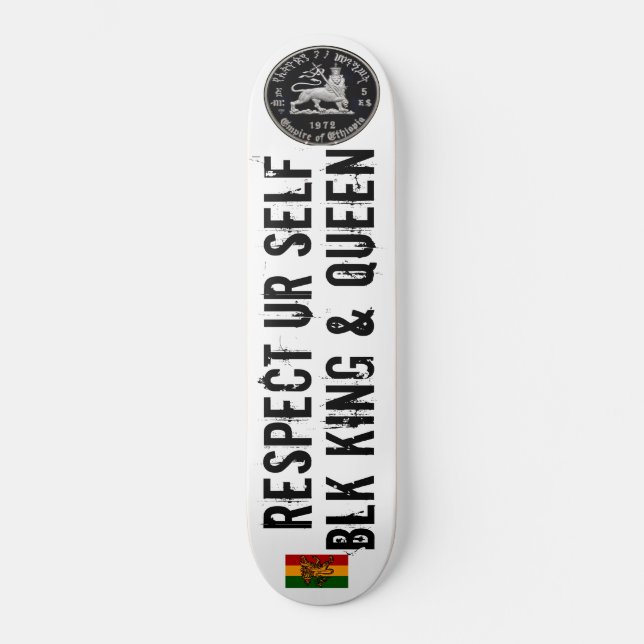 RESPEKT URSLF BLK KUNG /QUEEN Skateboard (Framsida)