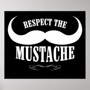 Respektera 19,95 dollar för att Poster Mustache