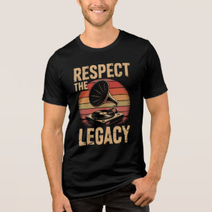 Respektera arvet Skivsamlares musikälskare T Shirt