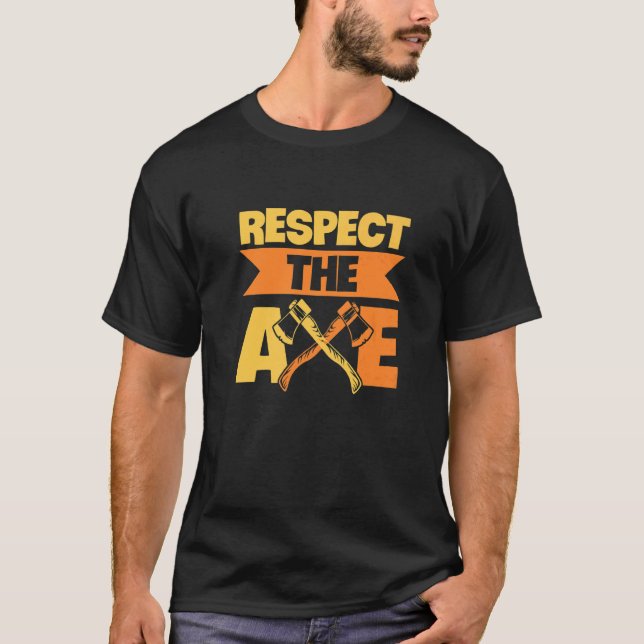Respektera axeln för en ax-dragningskraft t shirt (Framsida)