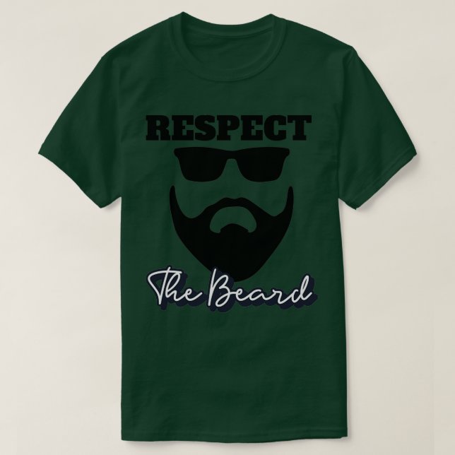 Respektera Beard 14 T Shirt (Design framsida)
