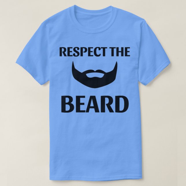 Respektera Beard 16 T Shirt (Design framsida)