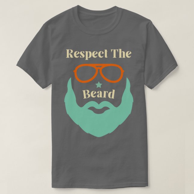 Respektera Beard 1 1 T Shirt (Design framsida)