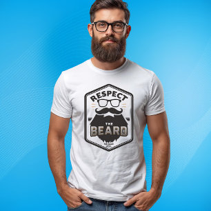 Respektera Beard Est. Sedan år Beard Älskare T Shirt