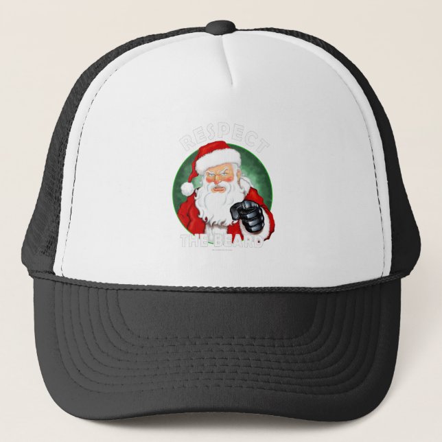 Respektera Beard Jultomten, den fina julen Keps (Framsida)