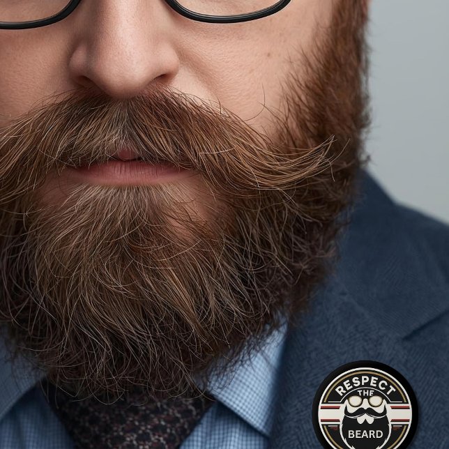 Respektera Beard, Lusse Beard Älskare Knapp (Skapare uppladdad)