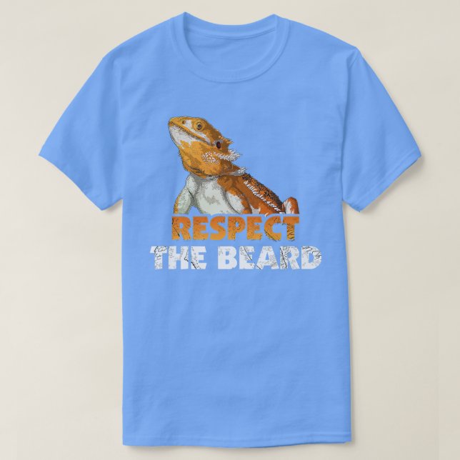 Respektera Beard Tee, den vackra draken T Shirt (Design framsida)