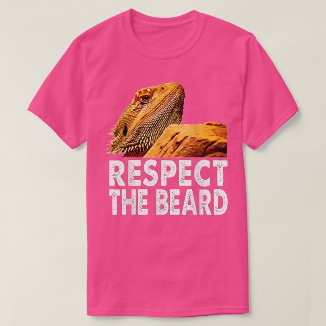 Respektera Beard-ynkliga brud Dragon Lizard Owne T Shirt (Design framsida)