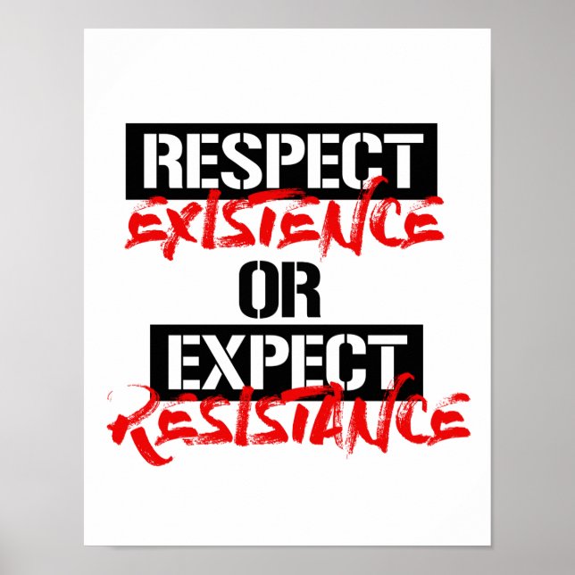 Respektera befintlig eller förväntad motståndskraf poster (Framsidan)