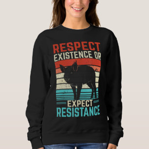 Respektera befintlig eller förväntad resistans t shirt