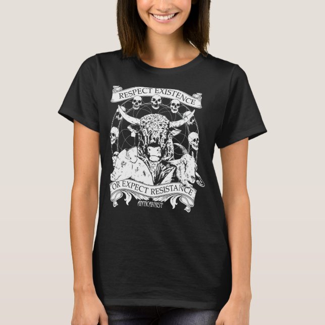 Respektera befintlig eller förväntad resistans t shirt (Framsida)