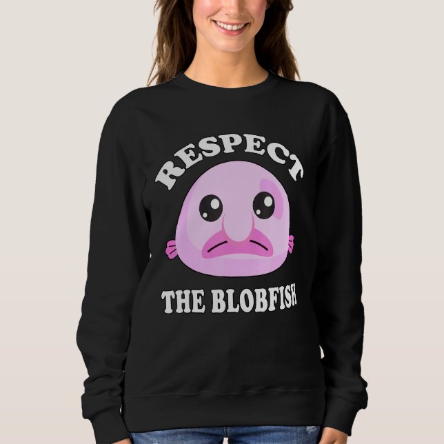 Respektera Blobfish Blobfish-memorandumet T Shirt (Framsida)