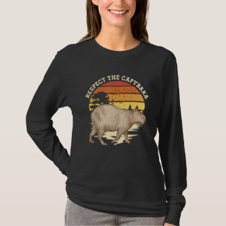 Respektera Capybara Barn Män Kvinnor Jätte Capybar T Shirt