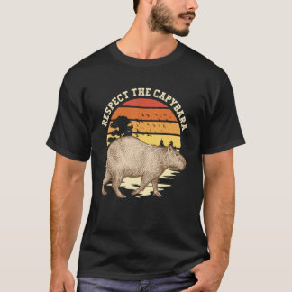 Respektera Capybara Barn Män Kvinnor Jätte Capybar T Shirt