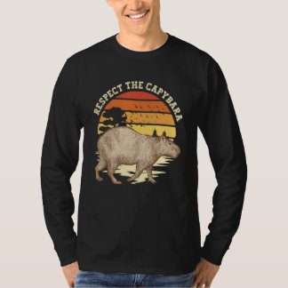 Respektera Capybara Barn Män Kvinnor Jätte Capybar T Shirt