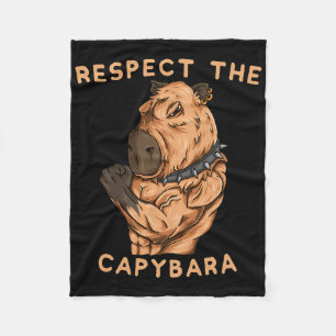 Respektera Capybara - Funny Fitness BodyBuilder R Fleecefilt
