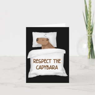 Respektera Capybara Officiell Sömn Nattlinne Sömn Kort