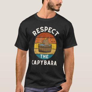 Respektera Capybara Rodent Animal Joke Drag Up T Shirt