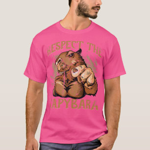 Respektera Capybara Rodent Capybara T Shirt