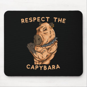 Respektera Capybara - Rolig Fitness Bodybuilder R Musmatta