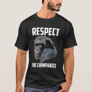 Respektera Chimpanzee Monkey Chimp Ape Animal Nove T Shirt