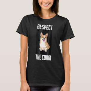 Respektera Corgi Hund Photo Hund Pet T Shirt