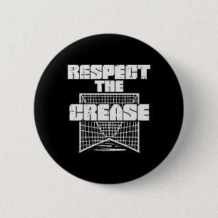Respektera Crease Lacrosse Funny Lax Goalie Goalk Knapp