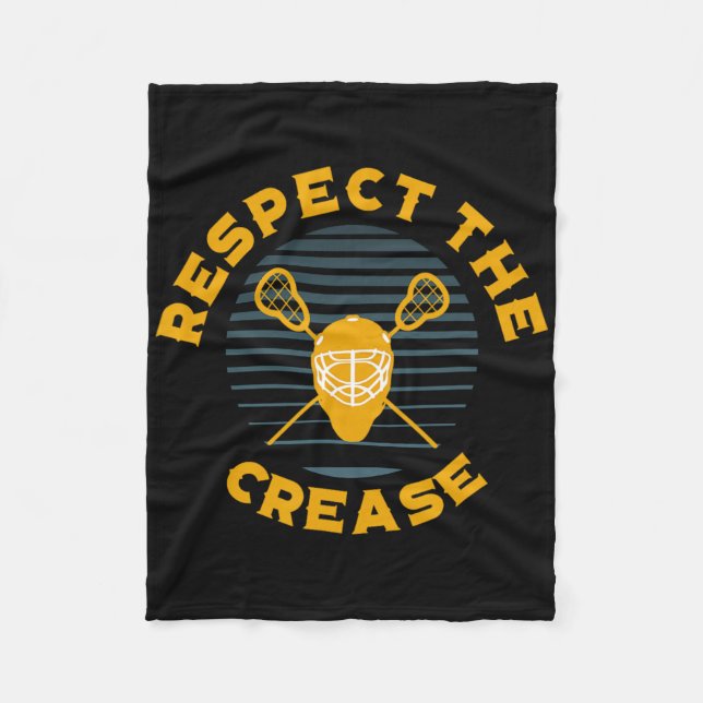 Respektera Crease Lacrosse Goalie Fleecefilt (Framsidan)