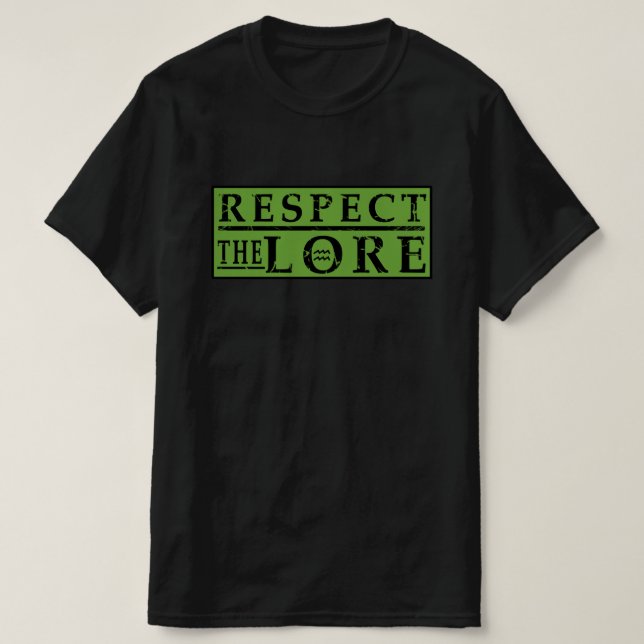 RESPEKTERA DEN LORE-KvadratiN T Shirt (Design framsida)
