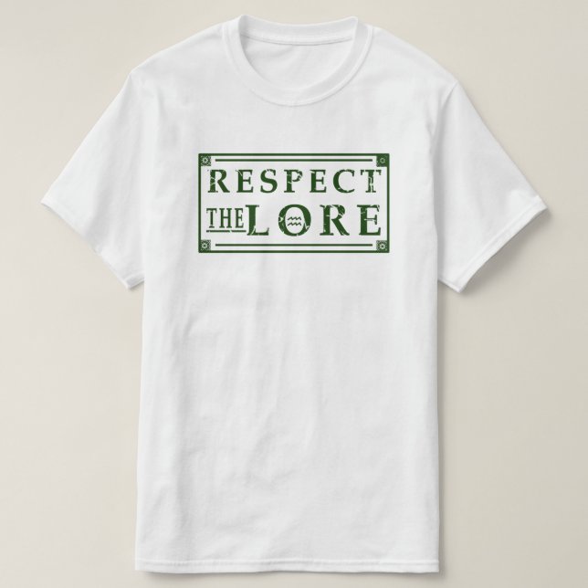 RESPEKTERA DEN LORE-KvadratiN T Shirt (Design framsida)