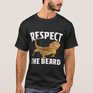 Respektera den skäggiga draken Pappa Mamma T Shirt