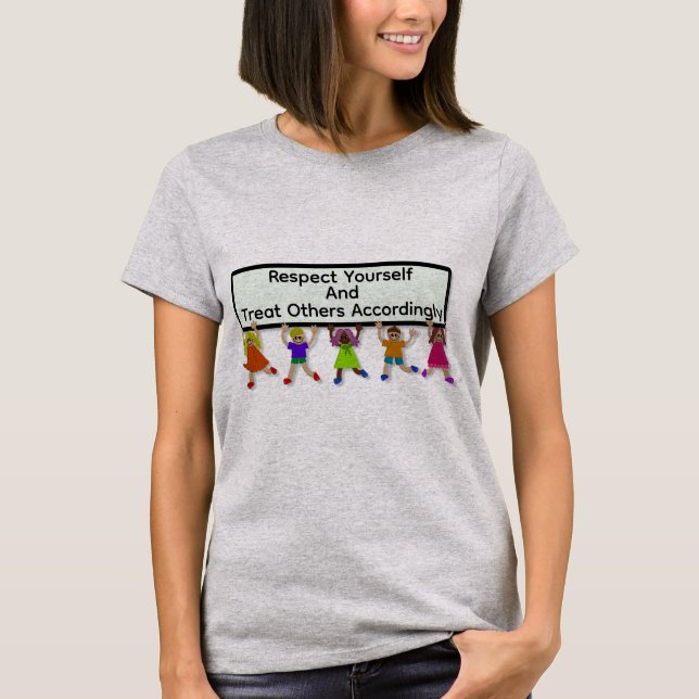 Respektera dig själv T-shirt (Framsida)