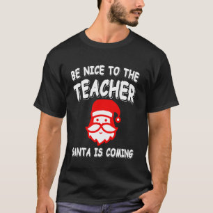 Respektera din lärare Tomte Julsemester T Shirt