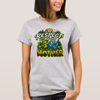 Respektera din moder natur PodPea Earth T-shirt