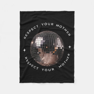 Respektera Din Mor Disco Boll Vintage Fleecefilt