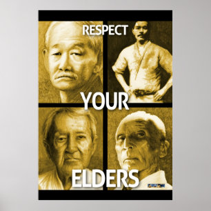 Respektera dina äldre (stora poster) poster