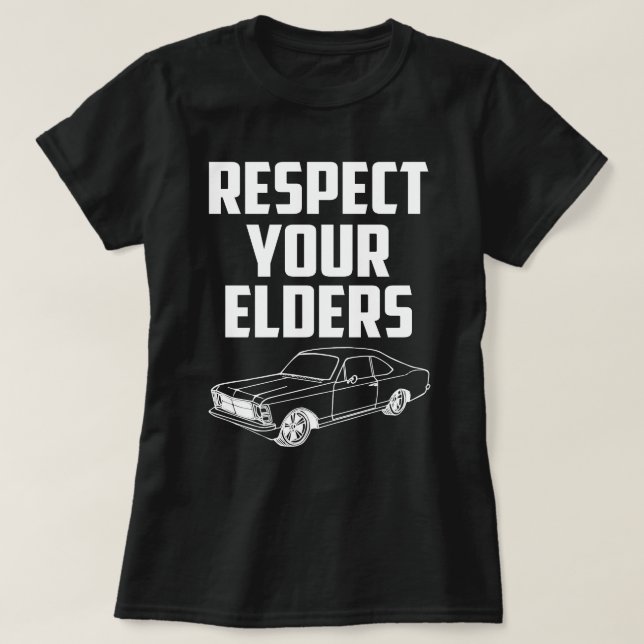 Respektera dina äldre vauxhall Cavalier Mk II T Shirt (Design framsida)
