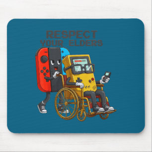 Respektera dina äldres spelkontroll Retro Roligt s Musmatta