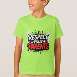 Respektera dina föräldrar — Barn T-shirt / Lär