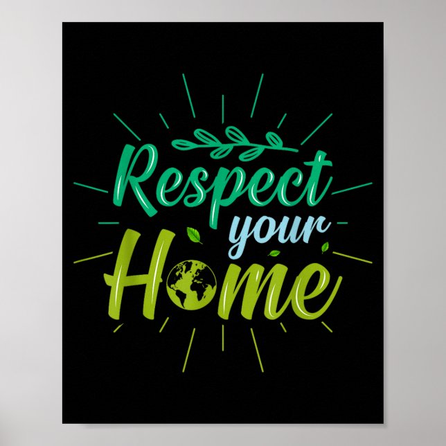Respektera ditt hem  poster (Framsidan)