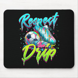 Respektera Drip Fotboll Glass Drip Med Strössel Musmatta