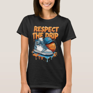 Respektera Drip Sneaker Swag Sketll Streetstil T Shirt